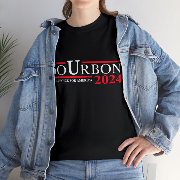 BoUrbon A Real Choice for America - Unisex Heavy Cotton Tee