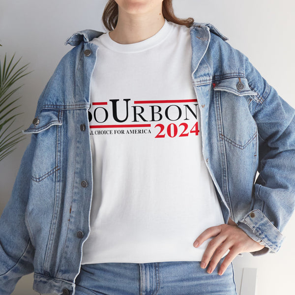 BoUrbon A Real Choice for America - Unisex Heavy Cotton Tee