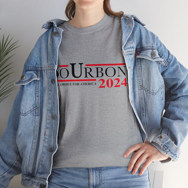 BoUrbon A Real Choice for America - Unisex Heavy Cotton Tee