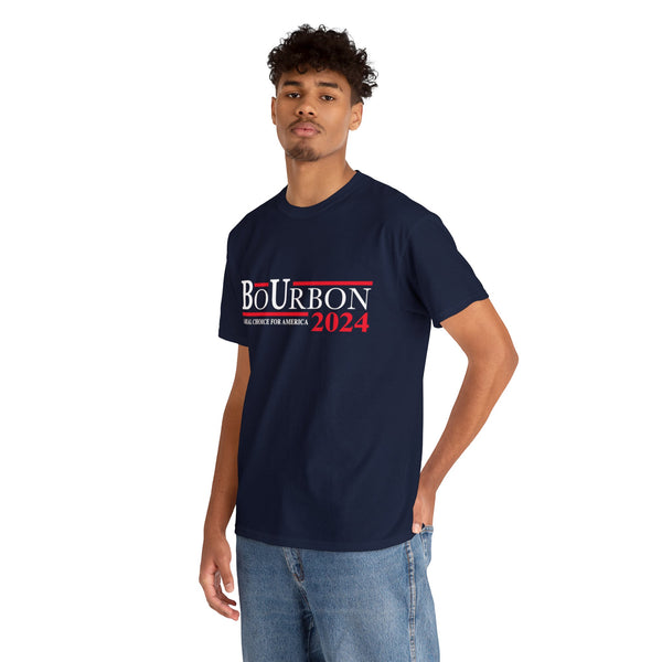 BoUrbon A Real Choice for America - Unisex Heavy Cotton Tee