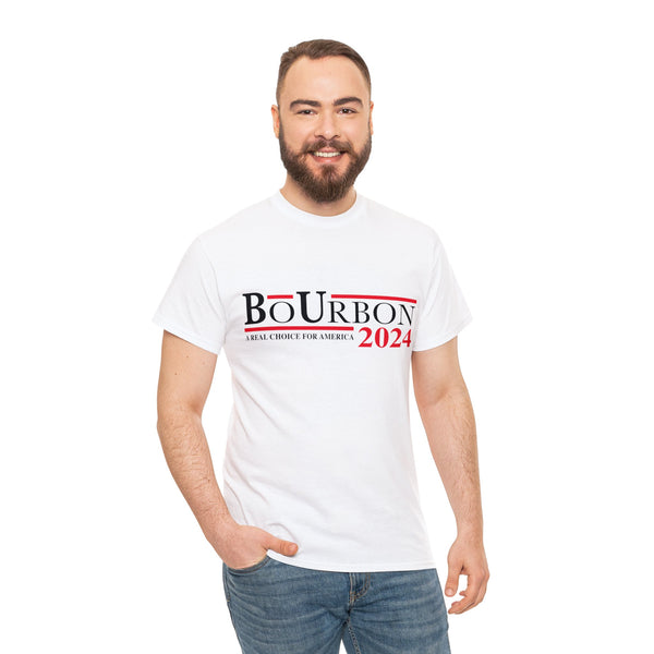 BoUrbon A Real Choice for America - Unisex Heavy Cotton Tee