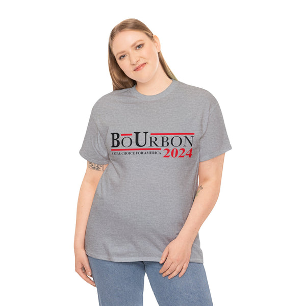 BoUrbon A Real Choice for America - Unisex Heavy Cotton Tee