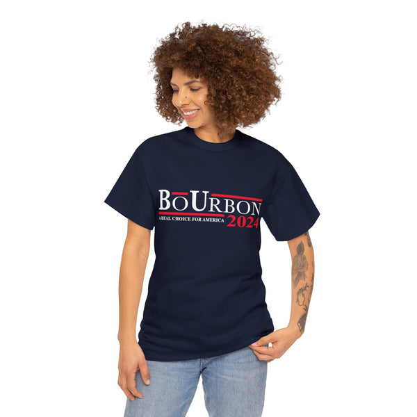 BoUrbon A Real Choice for America - Unisex Heavy Cotton Tee