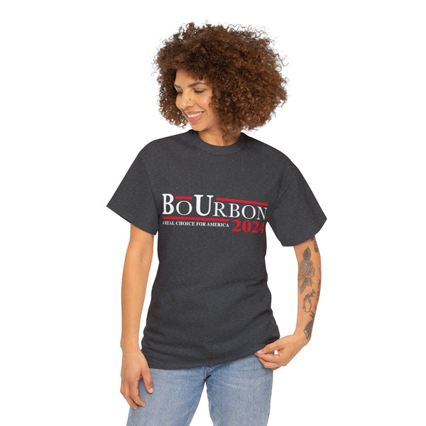 BoUrbon A Real Choice for America - Unisex Heavy Cotton Tee