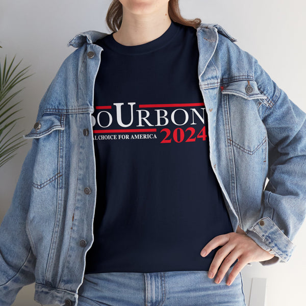 BoUrbon A Real Choice for America - Unisex Heavy Cotton Tee