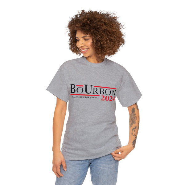 BoUrbon A Real Choice for America - Unisex Heavy Cotton Tee