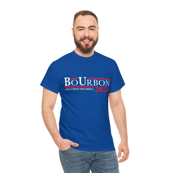 BoUrbon A Real Choice for America - Unisex Heavy Cotton Tee