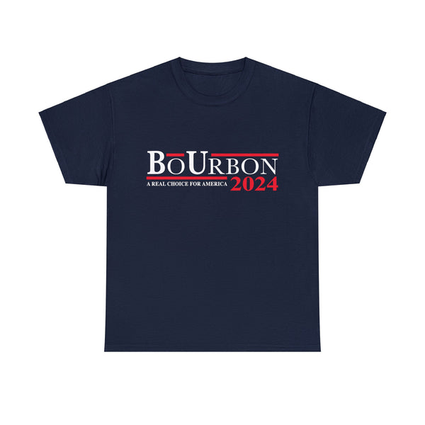 BoUrbon A Real Choice for America - Unisex Heavy Cotton Tee