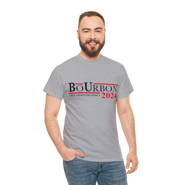 BoUrbon A Real Choice for America - Unisex Heavy Cotton Tee