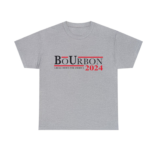 BoUrbon A Real Choice for America - Unisex Heavy Cotton Tee