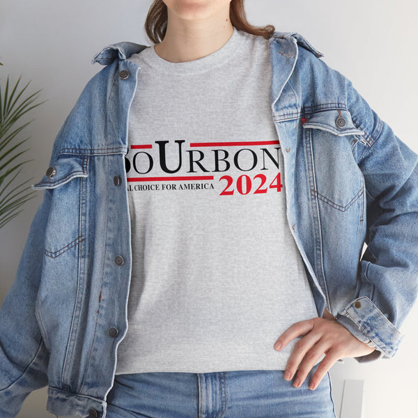 BoUrbon A Real Choice for America - Unisex Heavy Cotton Tee