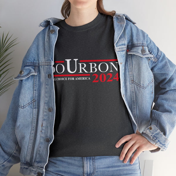 BoUrbon A Real Choice for America - Unisex Heavy Cotton Tee