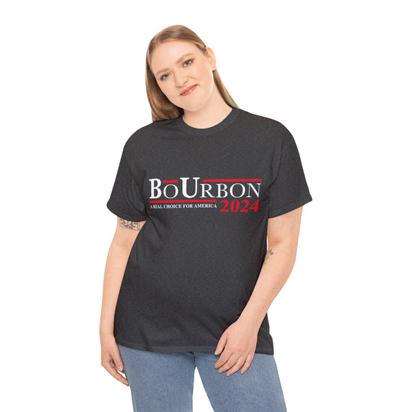 BoUrbon A Real Choice for America - Unisex Heavy Cotton Tee