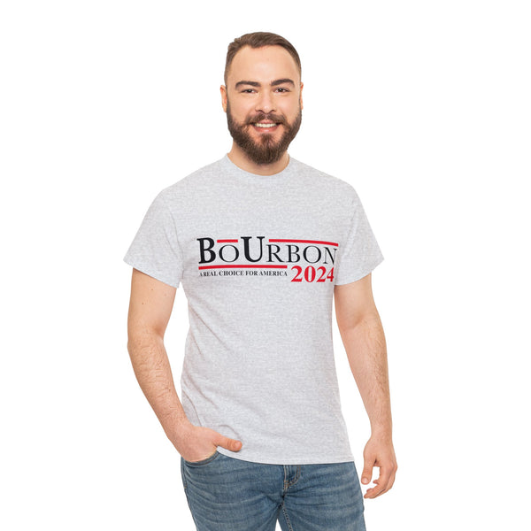 BoUrbon A Real Choice for America - Unisex Heavy Cotton Tee