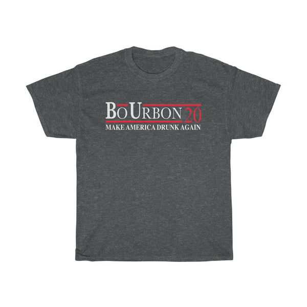 BO URBON - MAKE AMERICA DRUNK AGAIN Unisex Heavy Cotton Tee
