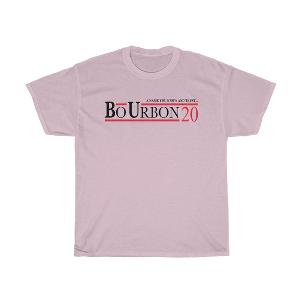 A NAME YOU KNOW AND TRUST... BO URBON 20 Unisex Heavy Cotton Tee