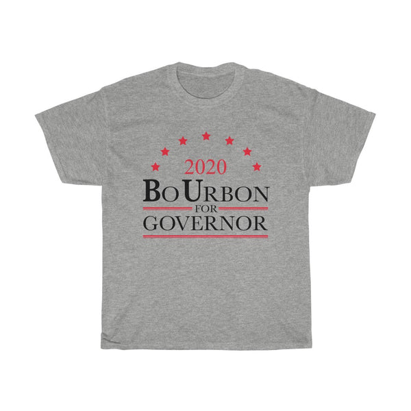 2020 BO URBON FOR GOVERNOR - Unisex Heavy Cotton Tee