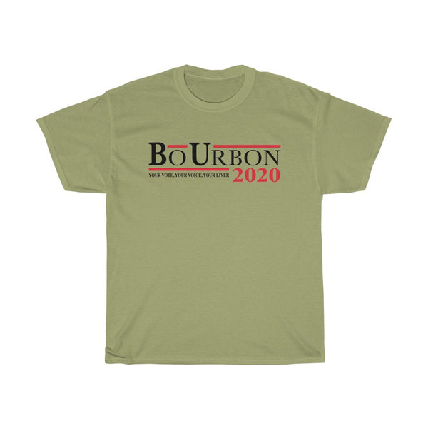 BO URBON 2020 Your Vote Your Voice Your Liver - Unisex Heavy Cotton Tee
