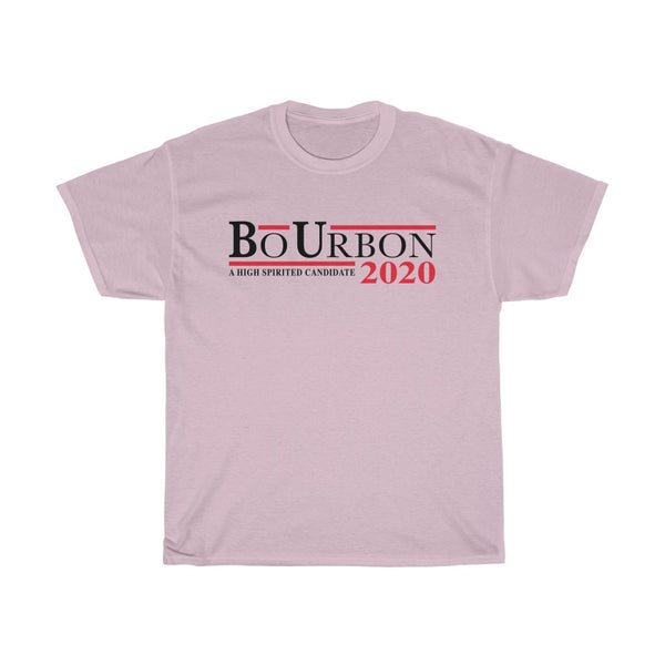 BO URBON 2020 - A HIGH SPIRITED CANDIDATE Unisex Heavy Cotton Tee