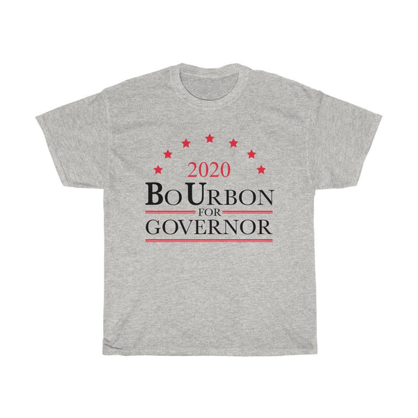 2020 BO URBON FOR GOVERNOR - Unisex Heavy Cotton Tee