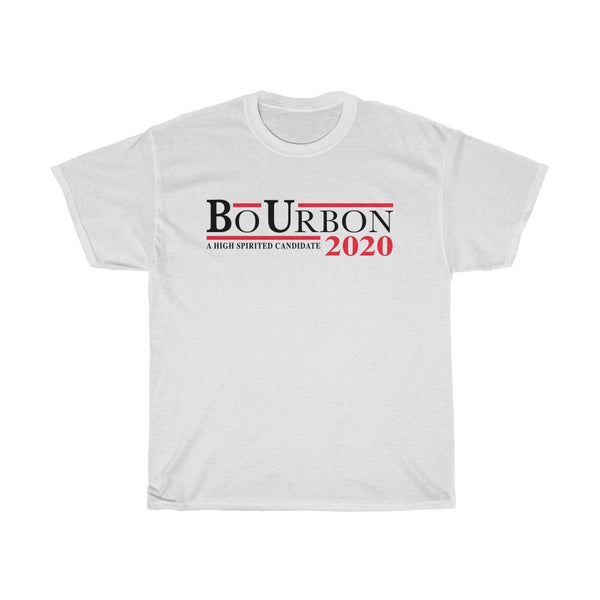 BO URBON 2020 - A HIGH SPIRITED CANDIDATE Unisex Heavy Cotton Tee