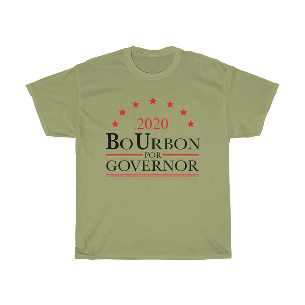 2020 BO URBON FOR GOVERNOR - Unisex Heavy Cotton Tee