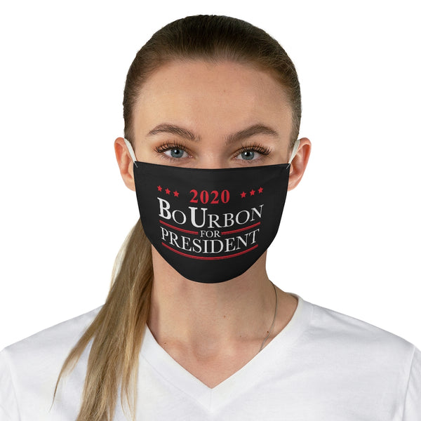 2020 BO URBON FOR PRESIDENT - Fabric Face Mask